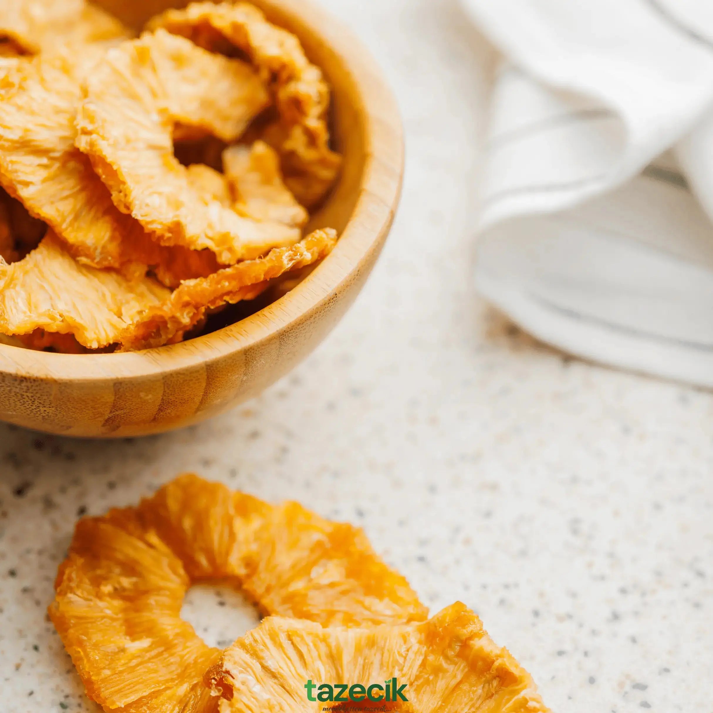 Ananas Kurusu - Katkısız, Doğal Lezzet - 500gr (c) Tazecik