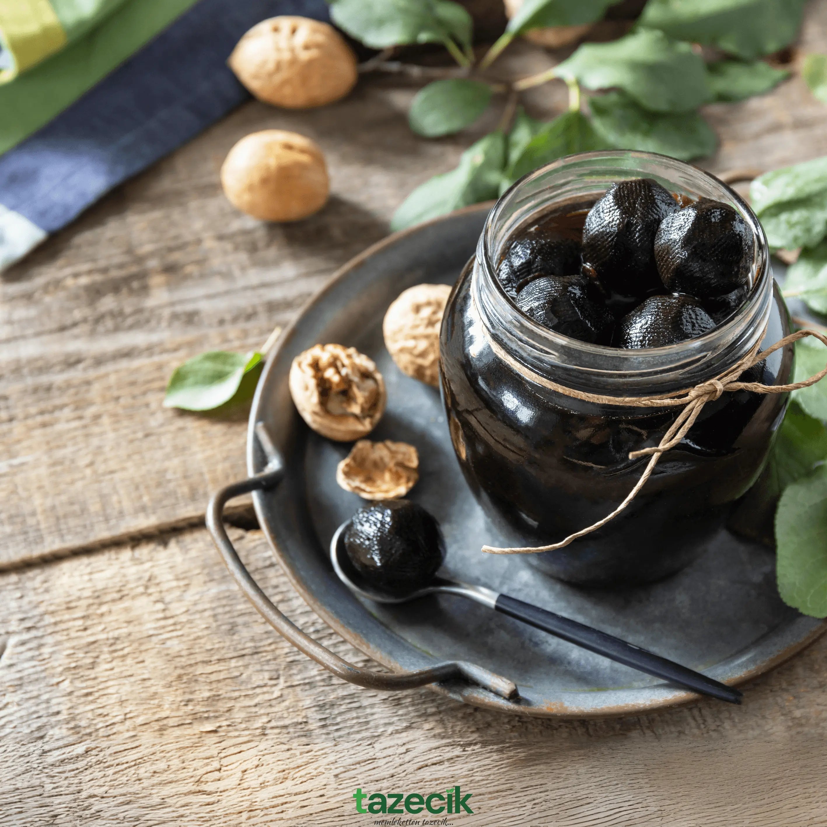 Ham Ceviz Reçeli - El Yapımı - 500gr (c) Tazecik