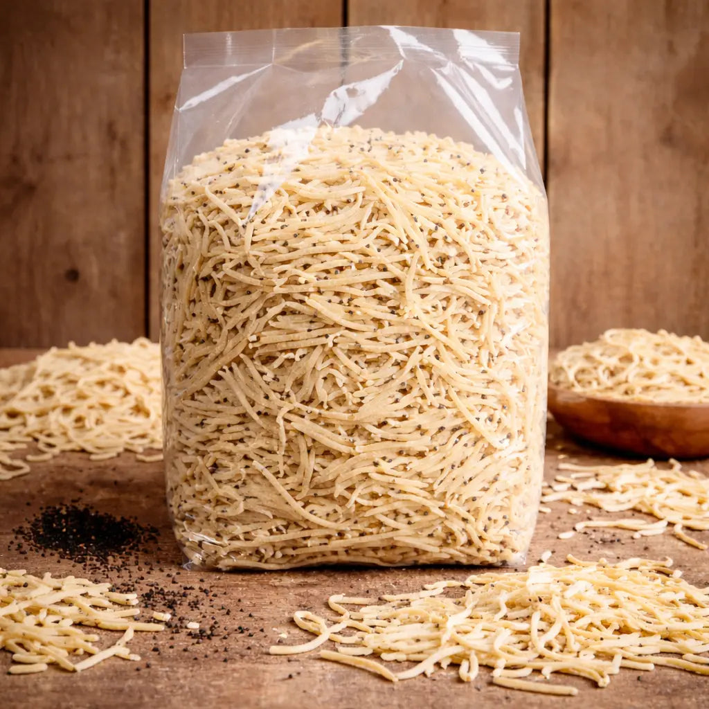 Çörek Otlu Köy Eriştesi - 500gr Tazecik