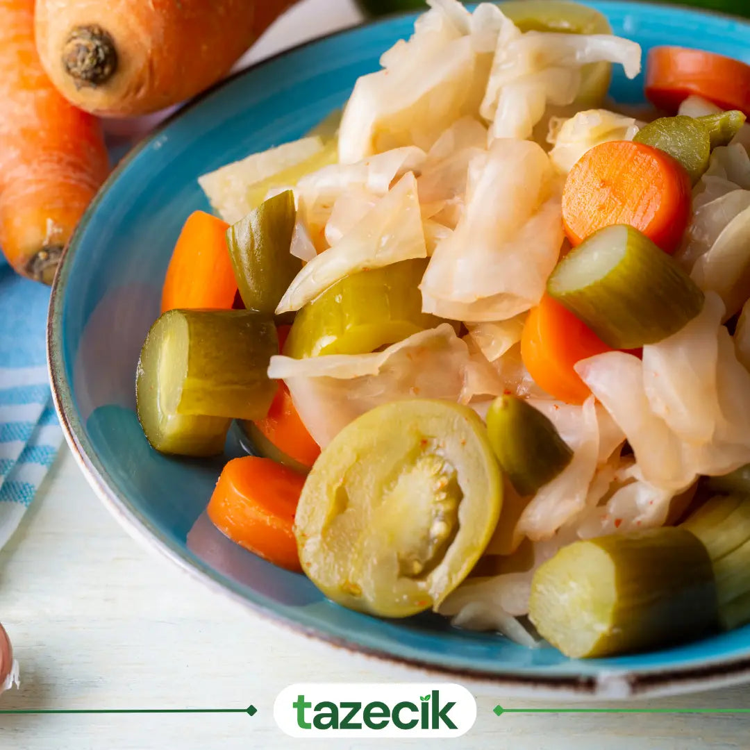 Karışık Turşu - Ev Yapımı - 1kg Tazecik
