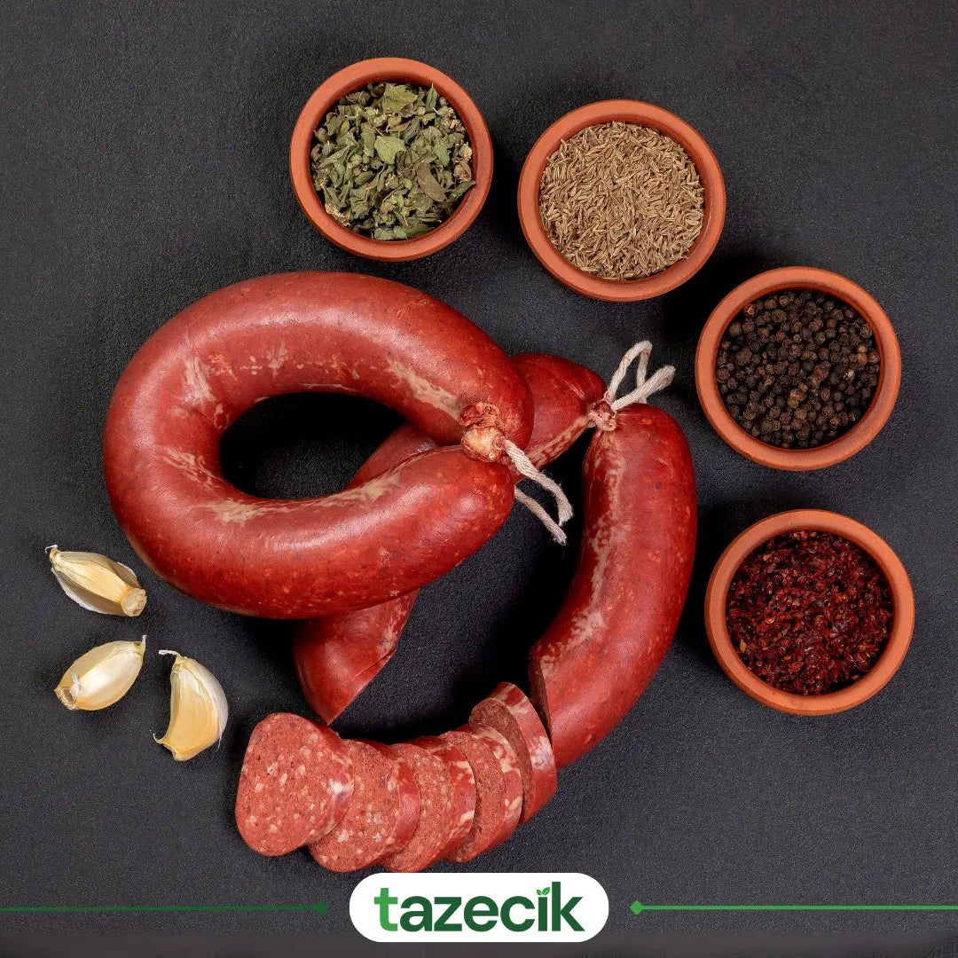 Kayseri Kasap Sucuk - Helal Sertifikalı - 1 kangal 450-500gr Tazecik