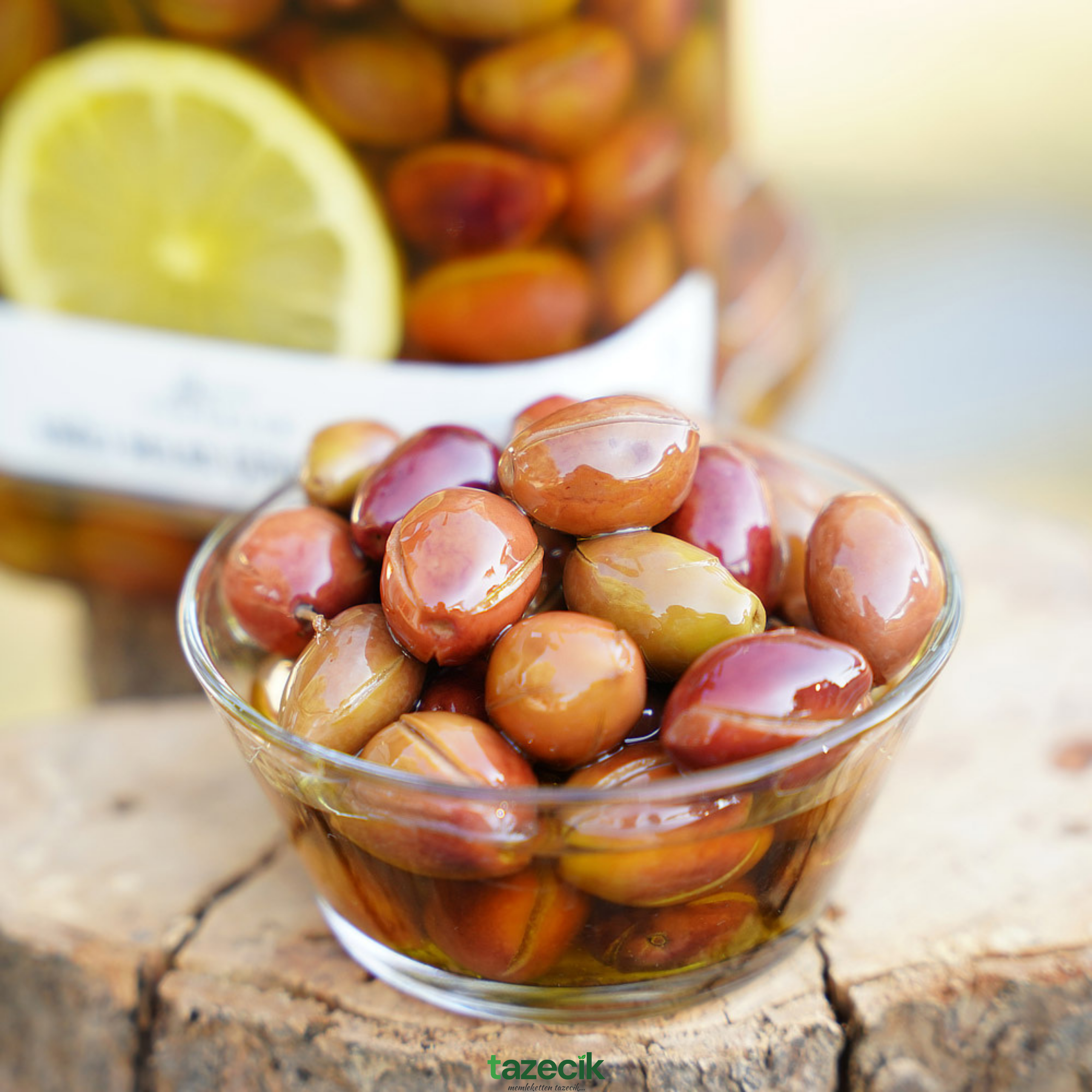 Aydın Renkli Çizik Zeytin- 500gr