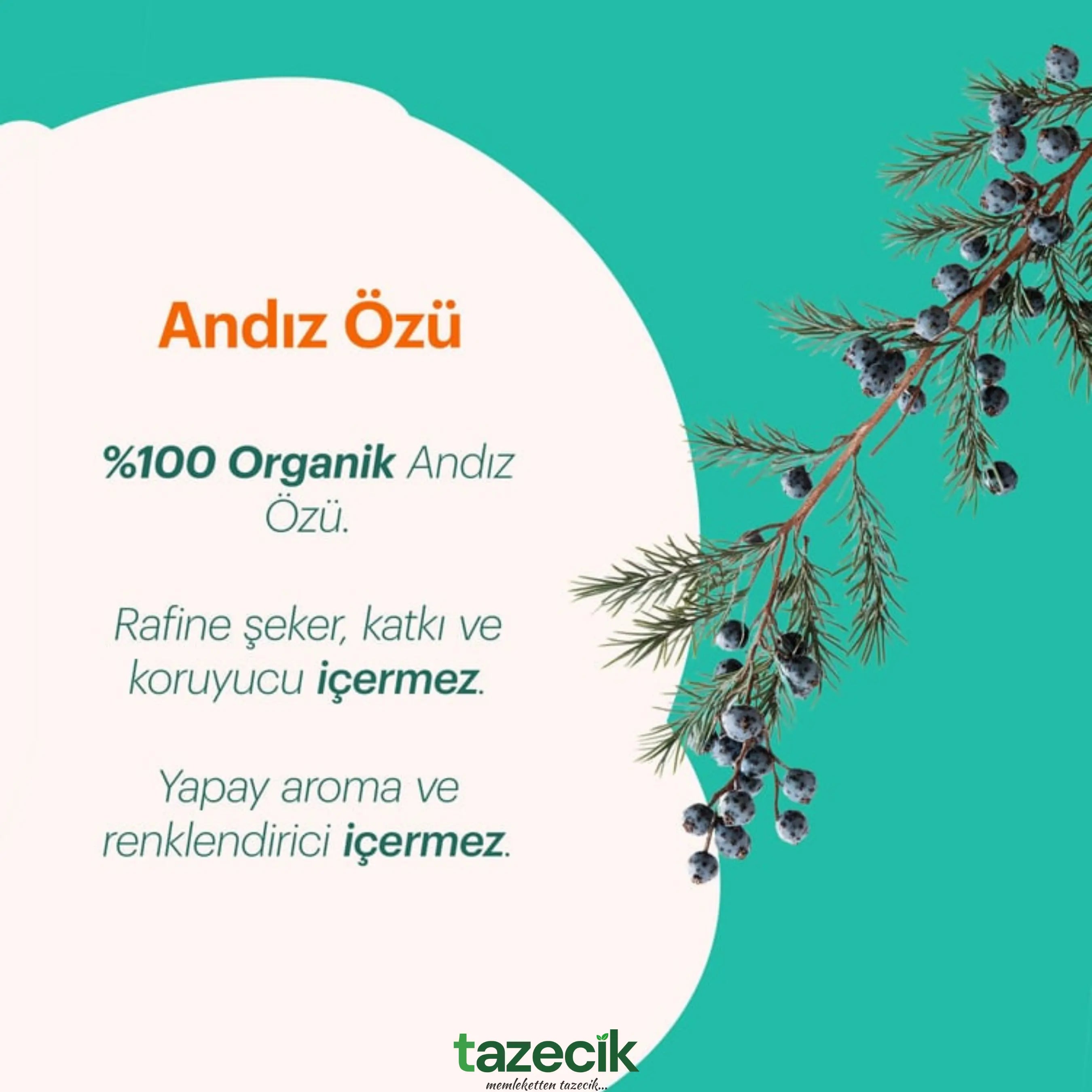 Organik Andiz Özü- BeyOrganik 260gr Tazecik