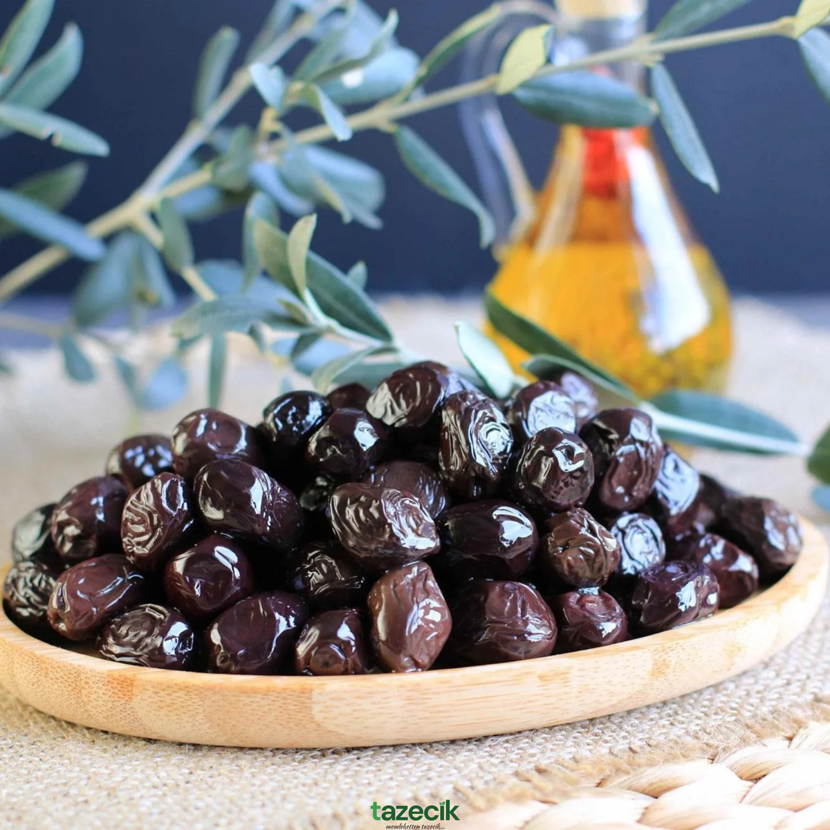 Gemlik Yağlı Sele İri Boy- 500gr Siyah Zeytin