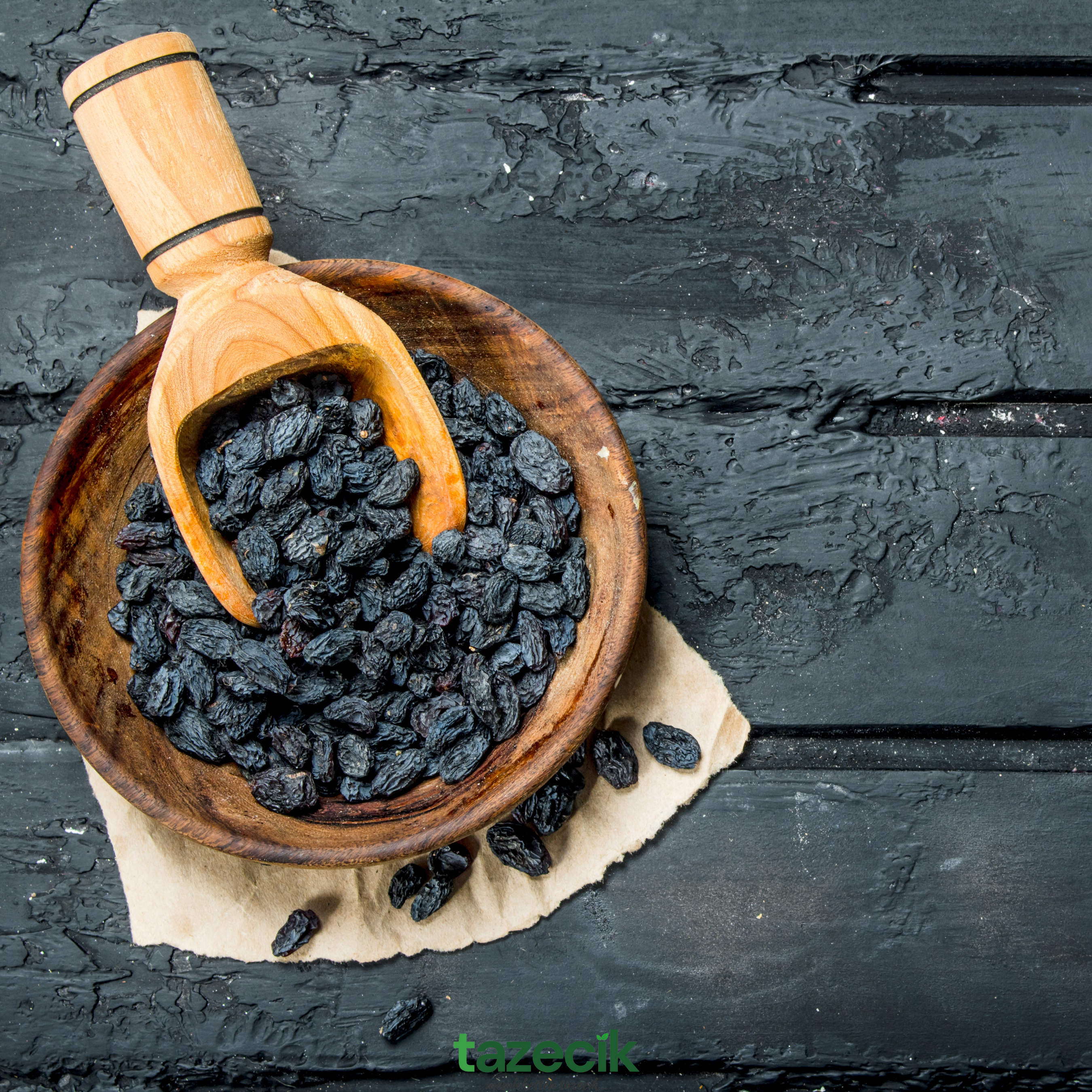 Çekirdekli Siyah Kuru Üzüm - 500 gr