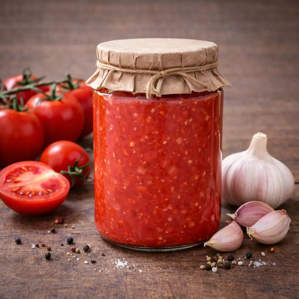 Domates Sosu - Odun Ateşinde - 650gr Tazecik