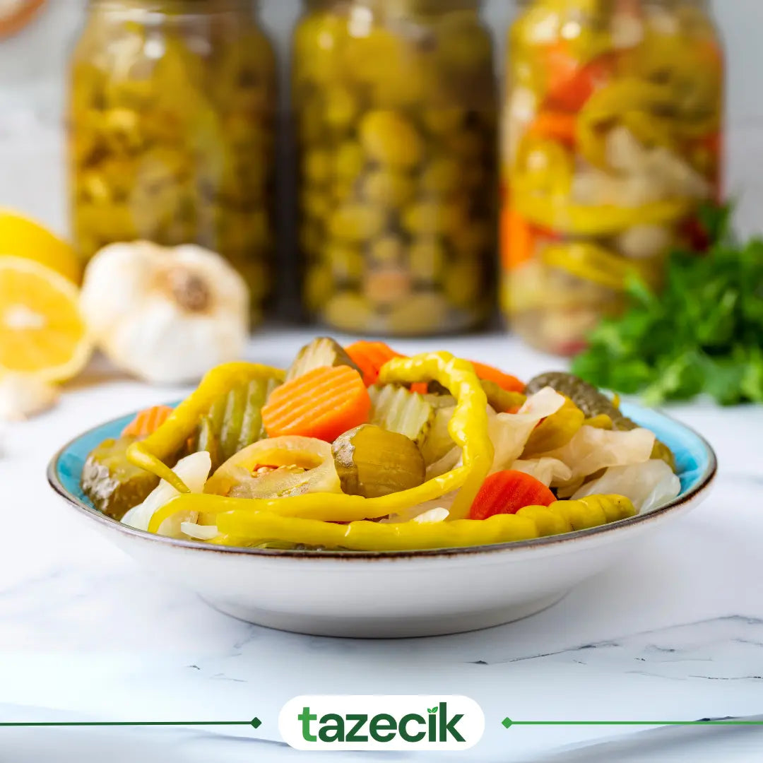 Karışık Turşu - Ev Yapımı - 1kg Tazecik