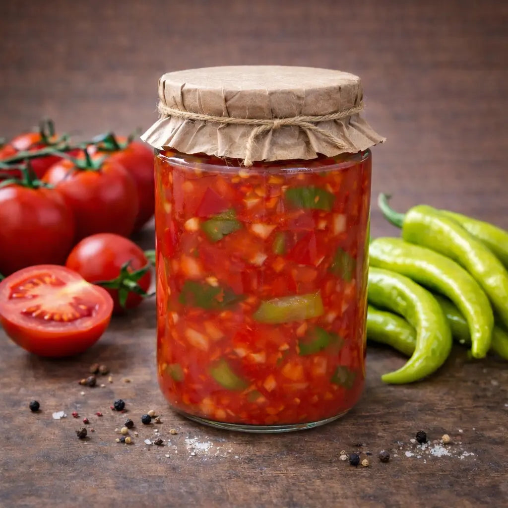 Soslu Kızartma Biber - Odun Ateşinde - 700gr Tazecik